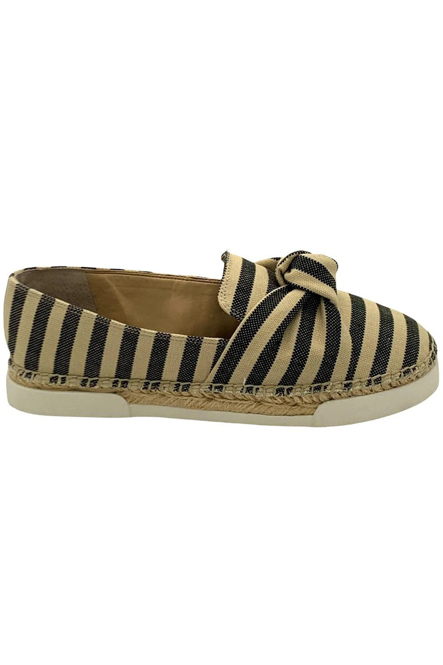 Vince Camuto Canvas Slip On Espadrilles Tratida Black/Natural - Medium